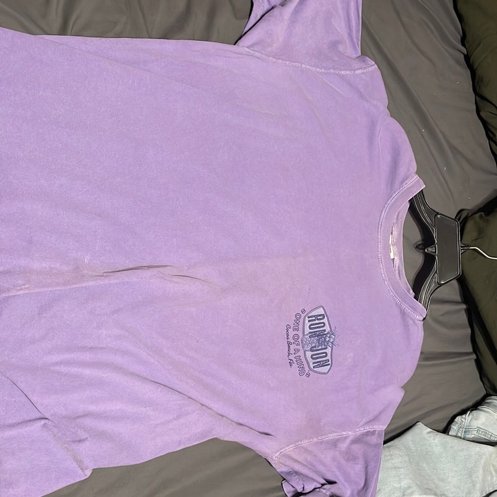 Purple Ron Jon shirt